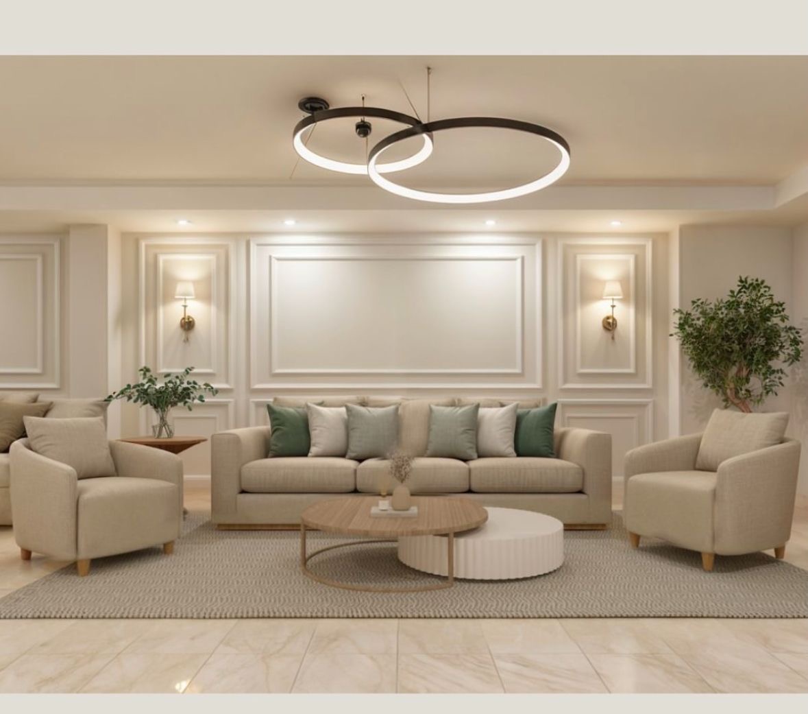 Luxury Interior Design - Classical Living Room